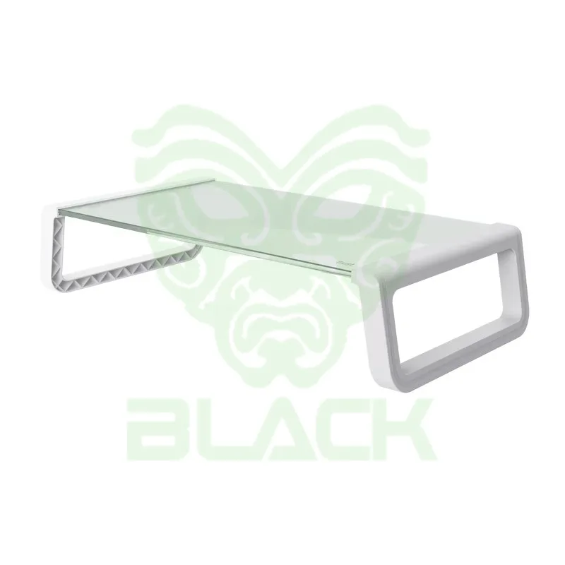 SOPORTE TRUST MONTA MONITOR VIDRIO STAND WHITE