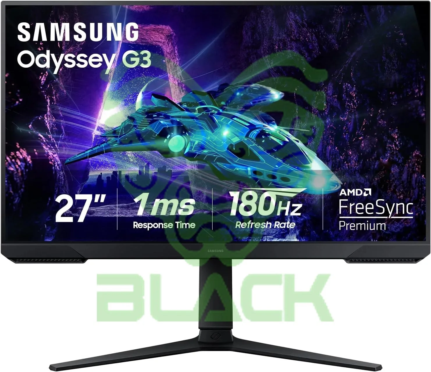 MONITOR GAMER SAMSUNG ODYSSEY G3 G30D 27" VA FHD 180HZ LS27DG300ELXZB