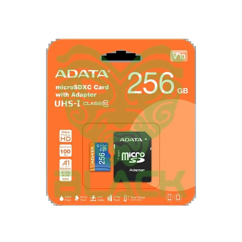 MEMORIA MICRO SD 256GB CLASE 10 C/A ADATA