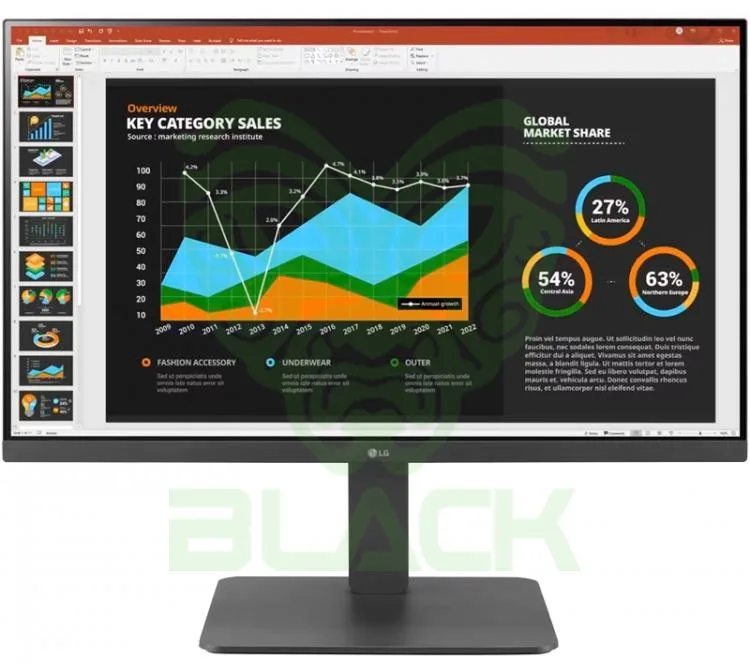 MONITOR LG 24BR550Y 24" IPS FHD 75HZ PARLANTES INTEGRADOS