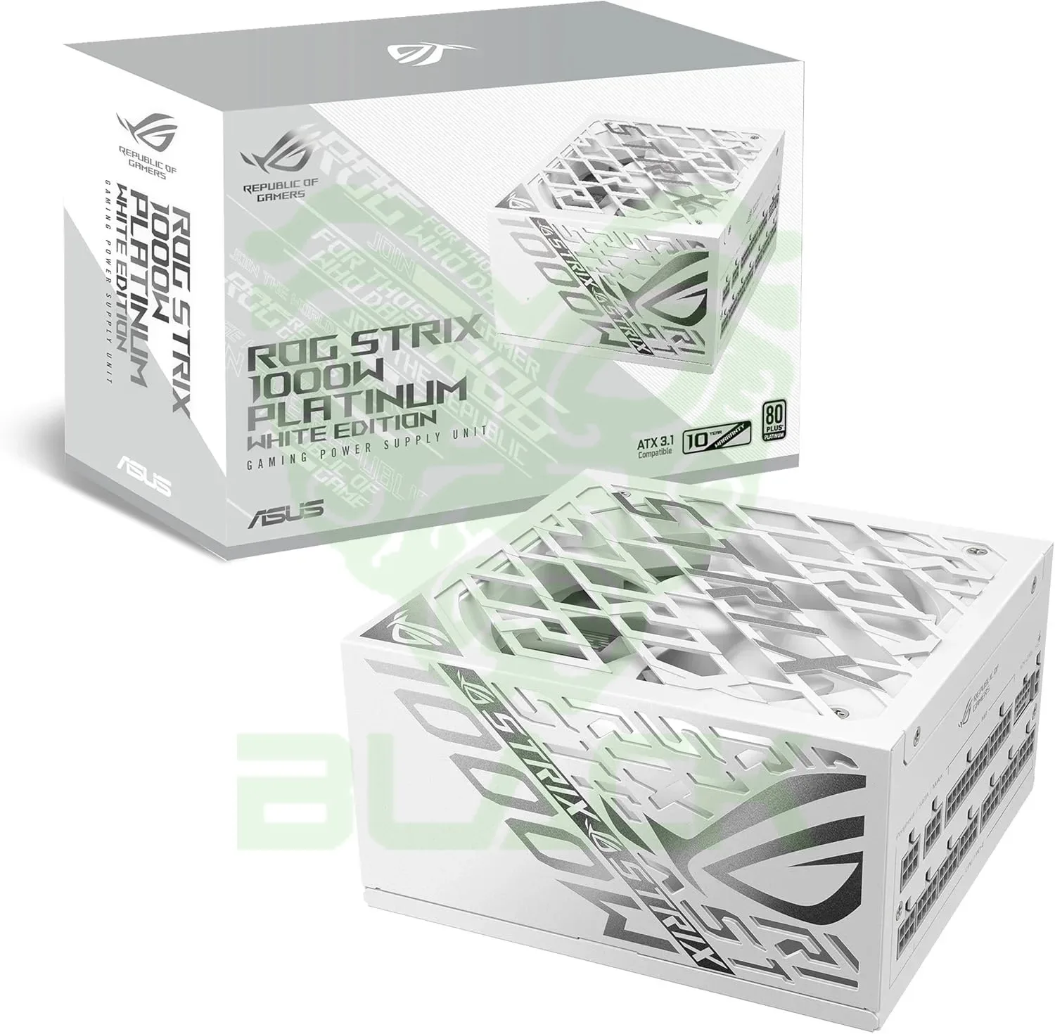 FUENTE ASUS ROG STRIX 1000W GAMING WHITE ATX 3.1 PCIE 5.1 80 PLUS PLATINUM