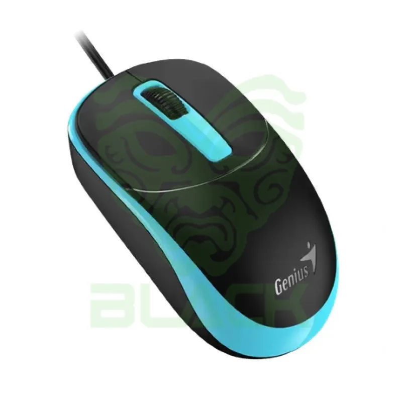 MOUSE GENIUS DX-123 USB BLACK/BLUE