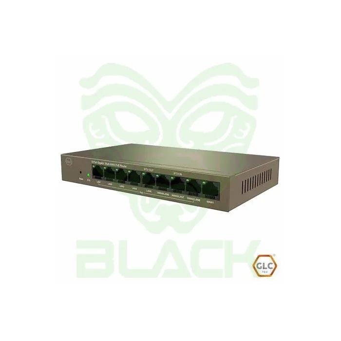 ROUTER 3 EN 1 GLCFI 9*GE POE - GLC-M2-8P
