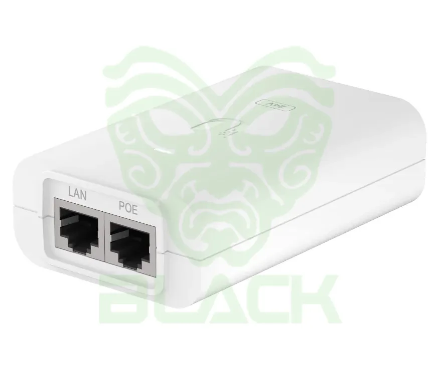 FUENTE UBIQUITI PUENTE POE 24VDC 0.5A GIGABIT BLANCO