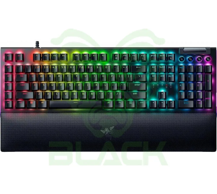TECLADO MECANICO RAZER BLACKWIDOW V4 SWITCH YELLOW RGB BLACK USB-C