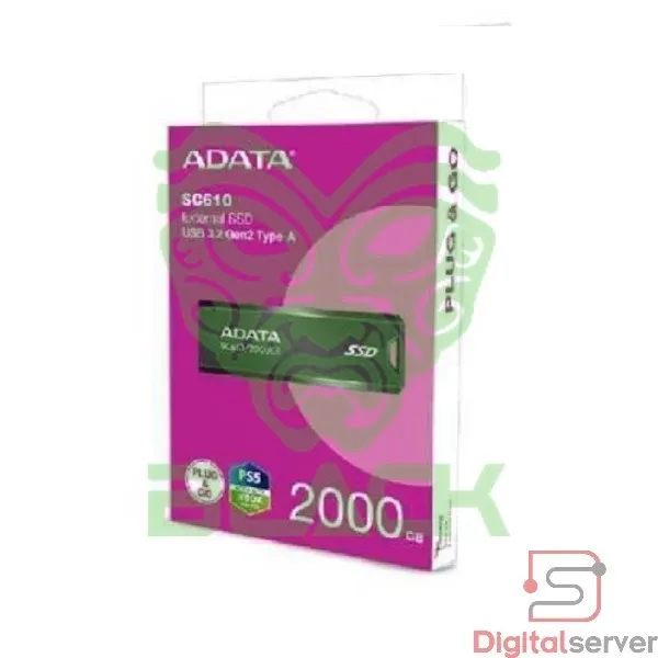 DISCO EXTERNO SSD 2TB ADATA SC610 USB 3.2