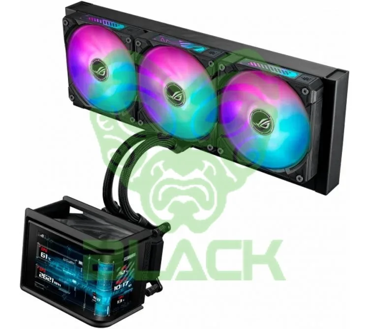 COOLER CPU ASUS ROG RYUO IV SCL 360 ARGB 6.67" AMOLED SCREEN WATER COOLER