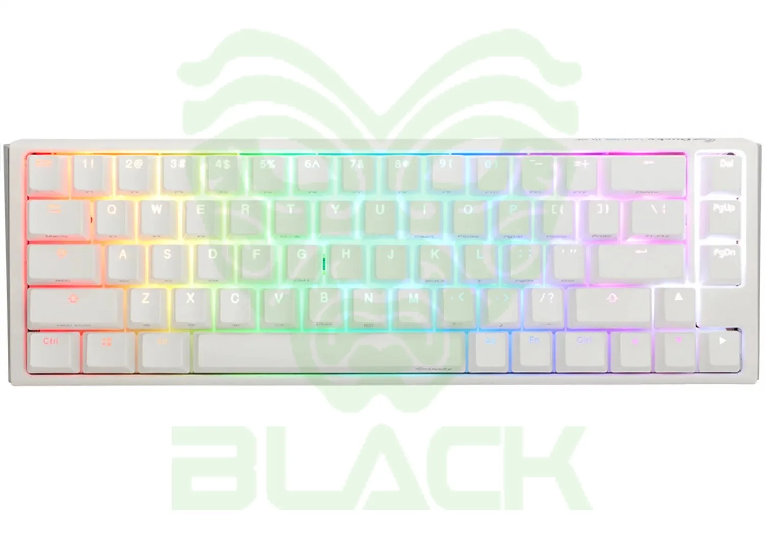 TECLADO MECANICO DUCKY ONE 3 SF TECLAS BLANCASINTERRUPTOR NEGRO INGLES PBT DOBLE DISPARO SIN COSTURAS ESTUCHE SUPERIOR BLANCO ESTUCHE INFERIOR BLANCO