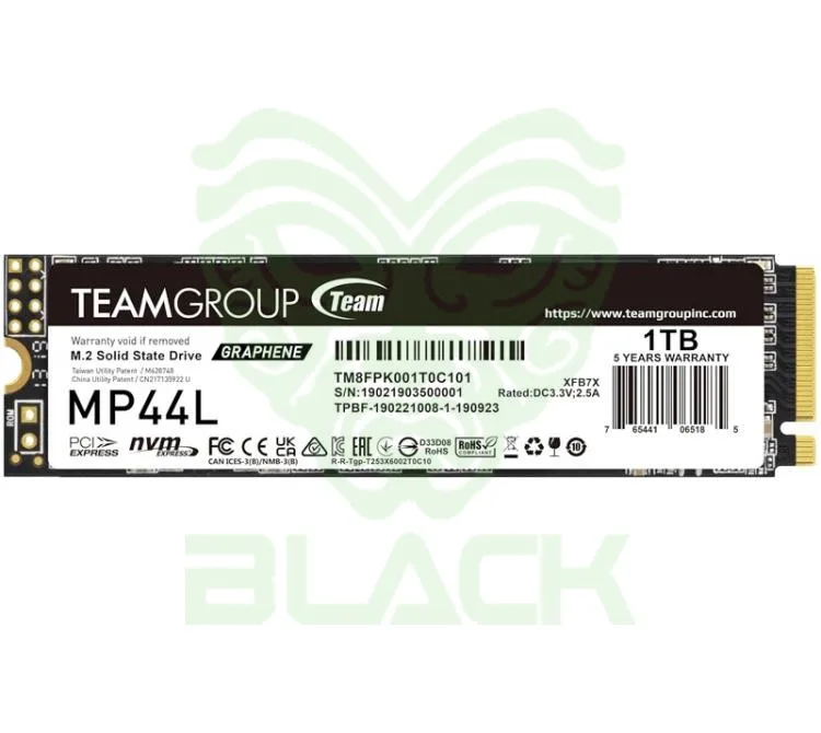 DISCO SOLIDO SSD M.2 TEAM 1TB MP44L 5000MB/S NVME PCI-E X4 GEN4