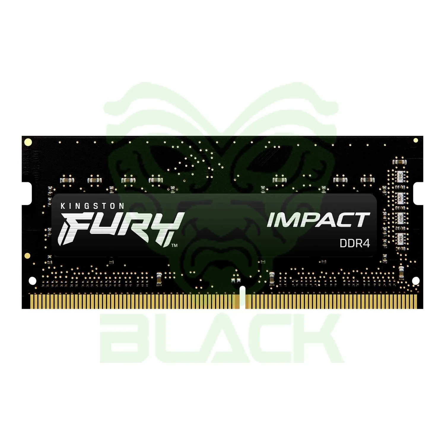 MEMORIA SODIMM FURY DDR4 16GB 3200MHZ IMPACT NEGRA