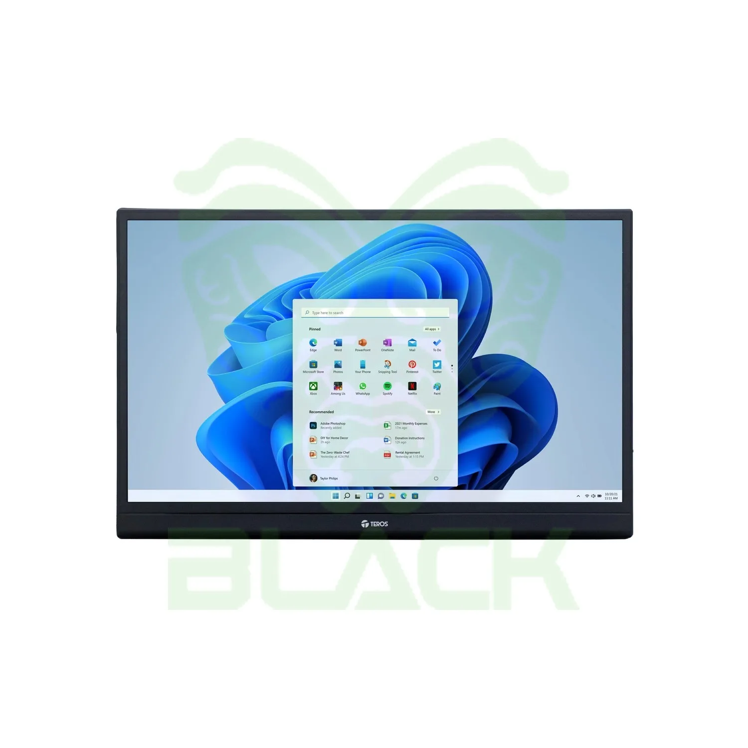 MONITOR PORTATIL TEROS TE-1501S 15.6" PLANO IPS FHD (1920 X 1080) 60HZ USB