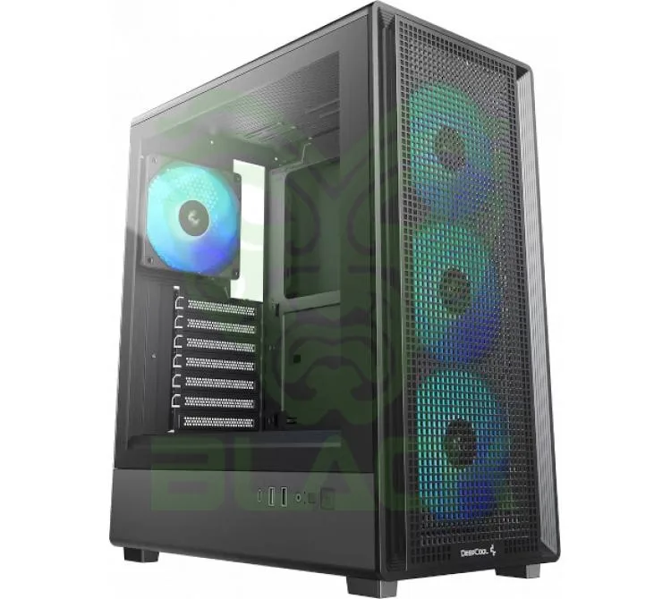 GABINETE DEEPCOOL CC550 4F ARGB 4X120MM ARGB FANS VIDRIO TEMPLADO