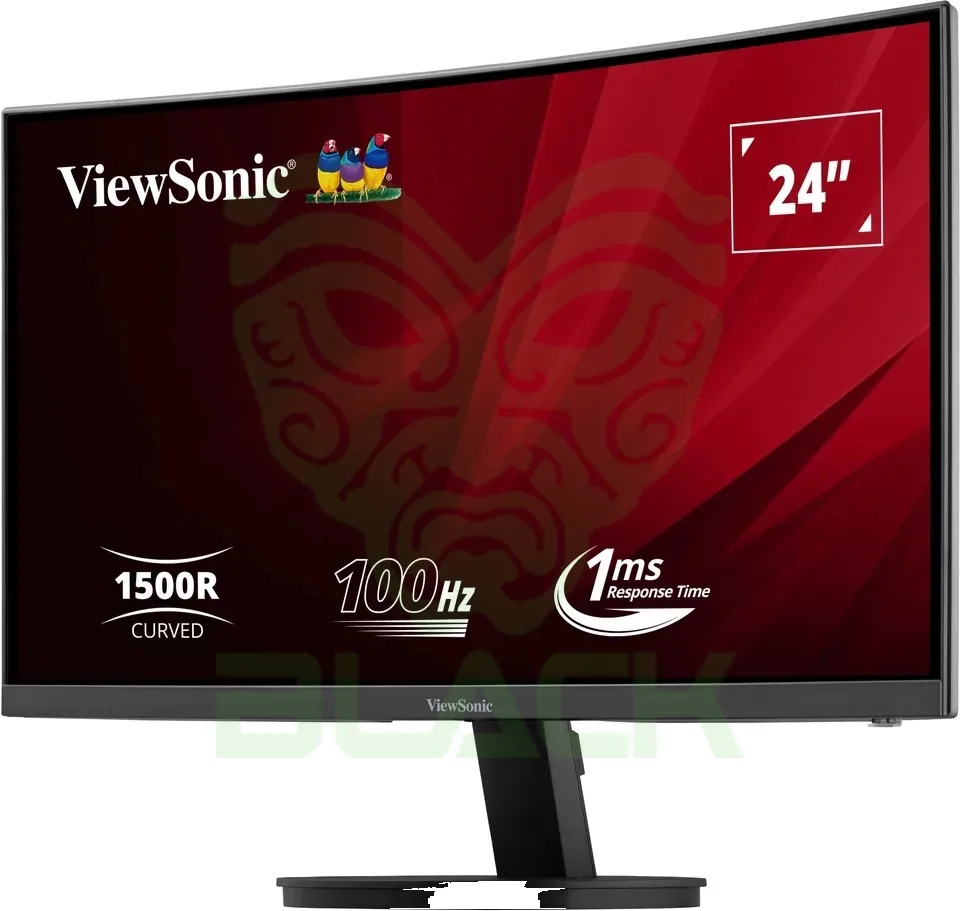 MONITOR CURVO 24" VIEWSONIC VA2416C FULL HD DISPLAY PORT HDMI