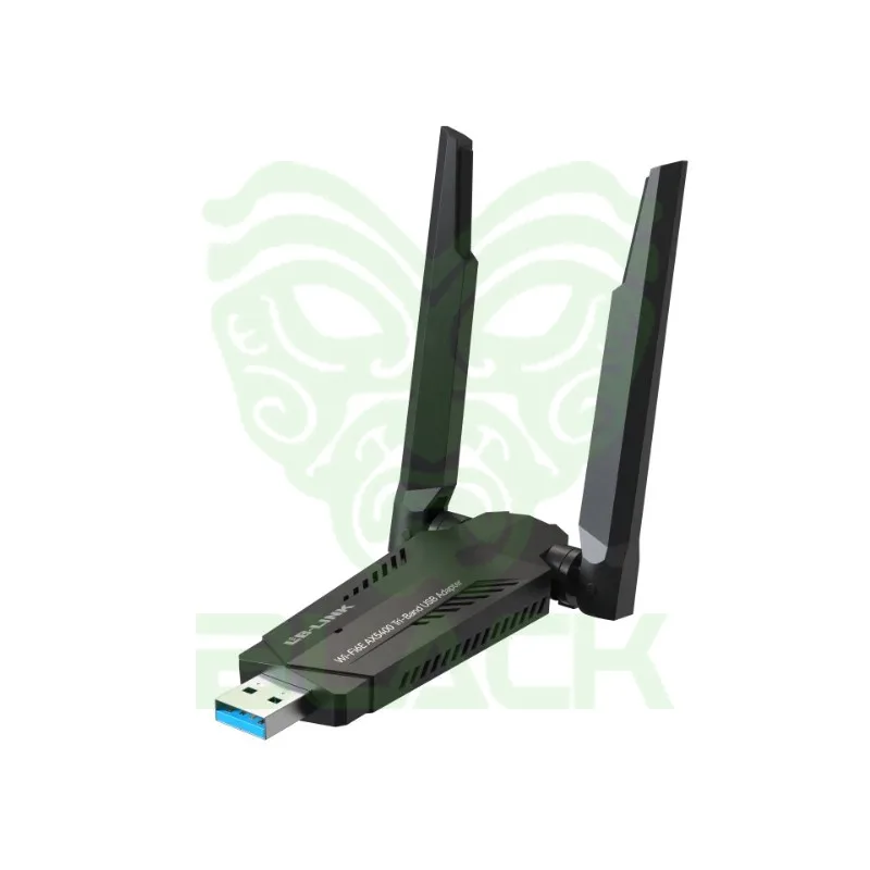 ADAPTADOR USB WI-FI 6E LB-LINK WTN5400E TRI BAND HIGH GAIN