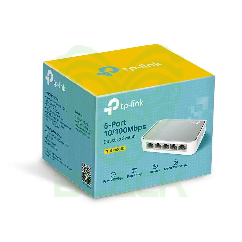 SWITCH TP LINK 5 PUERTOS 10/100/1000 MBPS BAJO CONSUMO