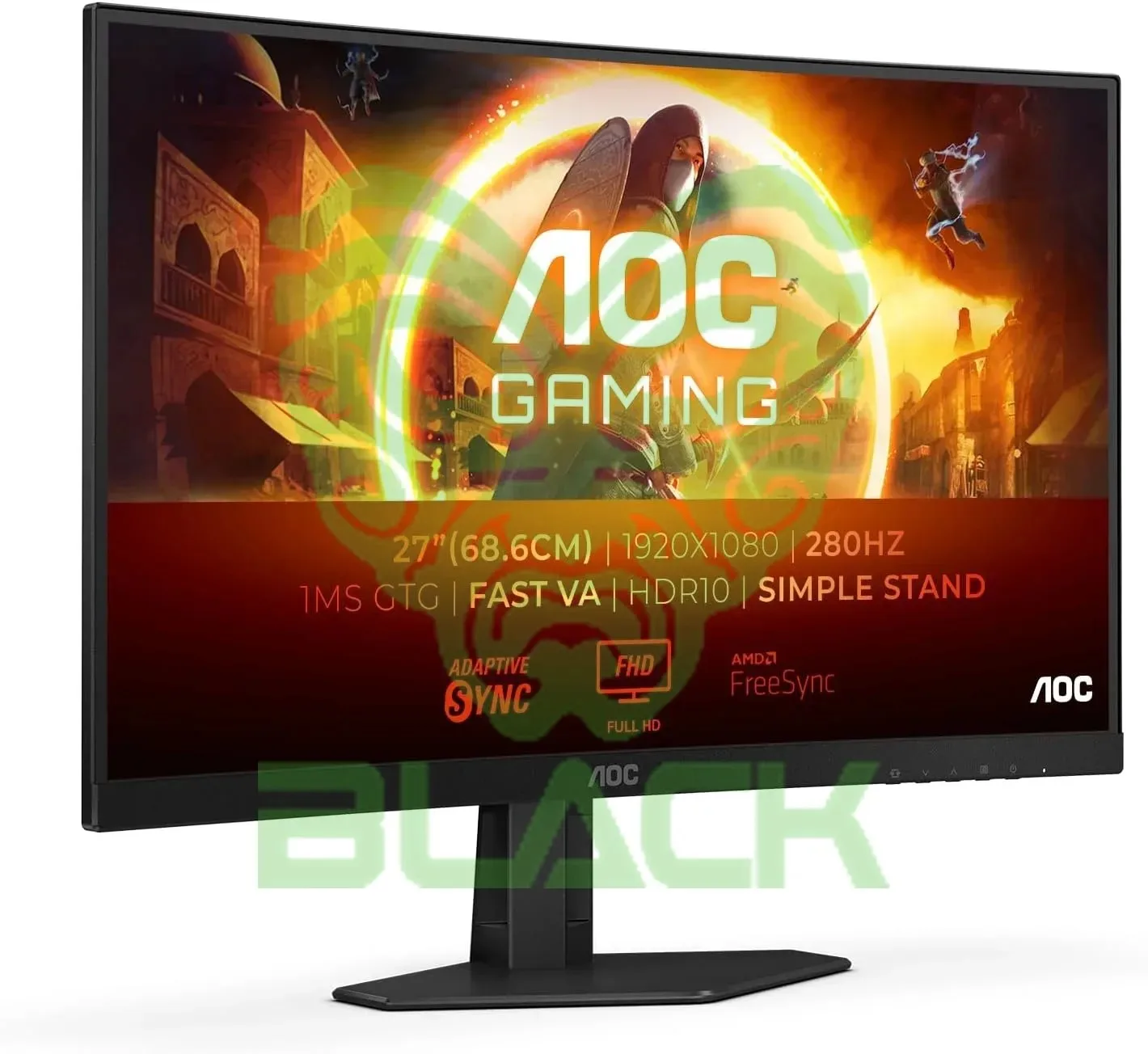 MONITOR GAMER AOC C27G4ZXE 27" CURVO 280 HZ