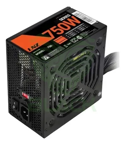 FUENTE PC LNZ 700W SX700-TS NEGRA, FAN RED BY