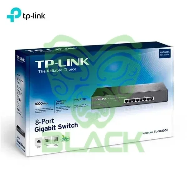 SWITCH TP LINK 8 PUERTOS 10/100/1000 POE+ RACKEABLE