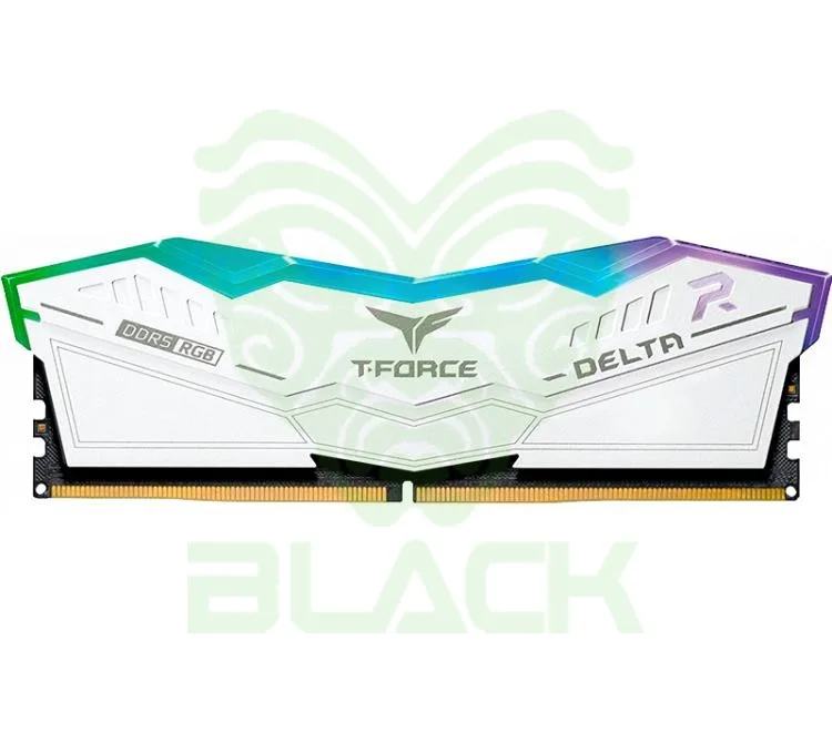 MEMORIA TEAM DDR5 16GB 6400MHZ T-FORCE DELTA RGB WHITE CL38