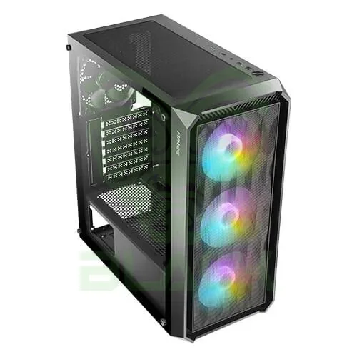 GABINETE ANTEC NX292 ARGB MESH BLACK 4X120MM ARGB FANS VIDRIO TEMPLADO BULK - OUTLET