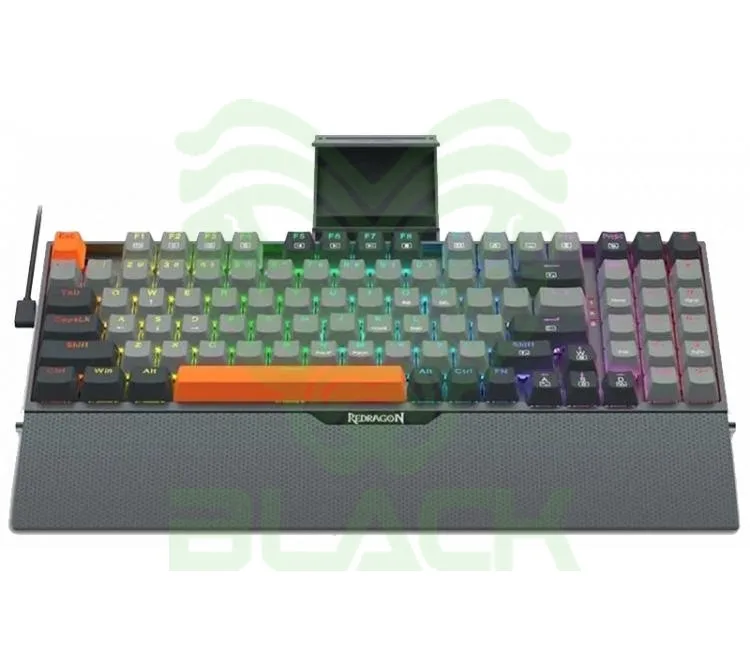 TECLADO MECANICO REDRAGON K648 OLAF SWTICH RED LINEAL RGB USB-C 90%