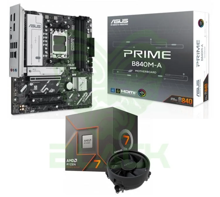 PROCESADOR AMD RYZEN 7 8700F 5.0GHZ TURBO AM5 + WRAITH STEALTH COOLER