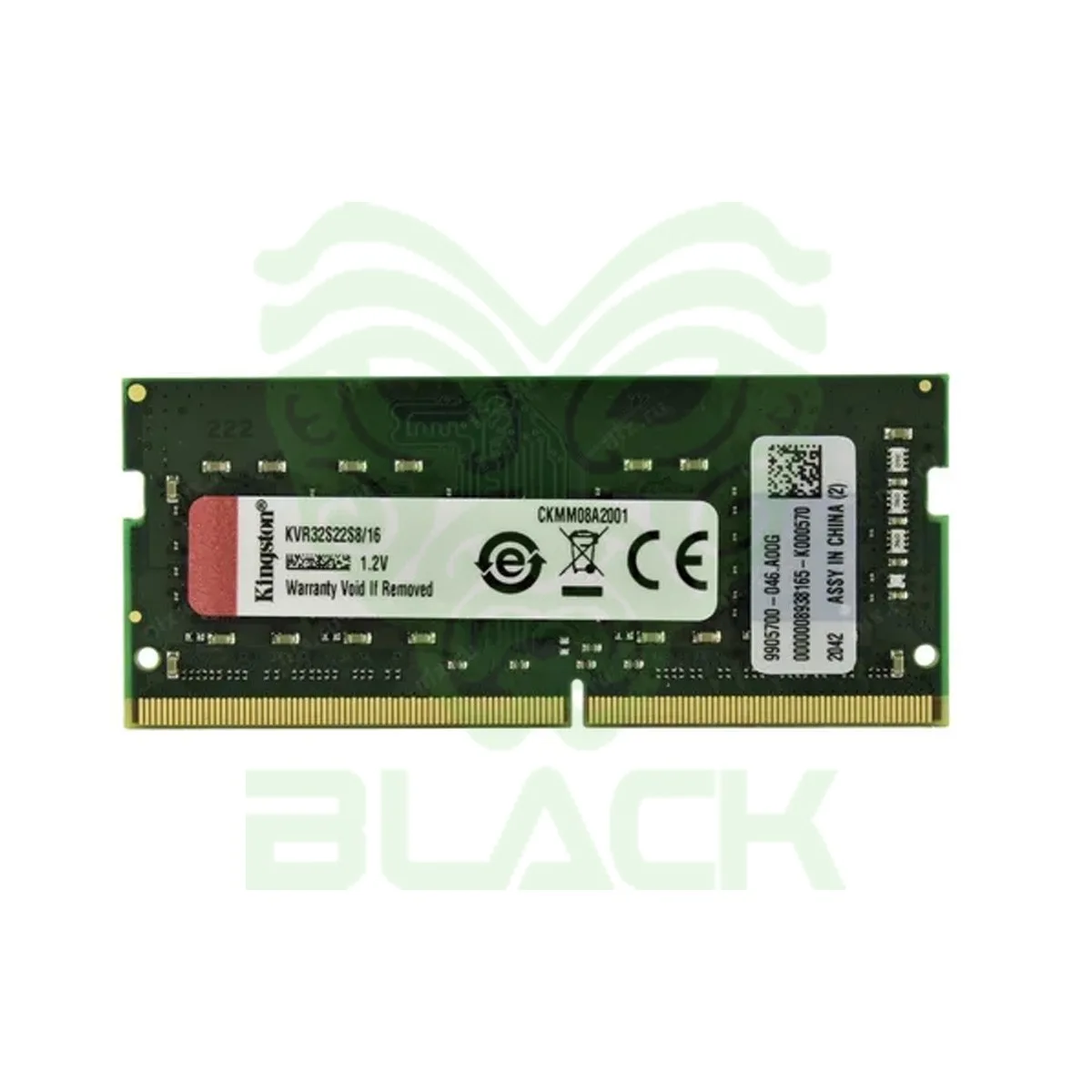 MEMORIA KINGSTON DDR4 16GB 3200MHZ SODIMM KVR32S22S8/16