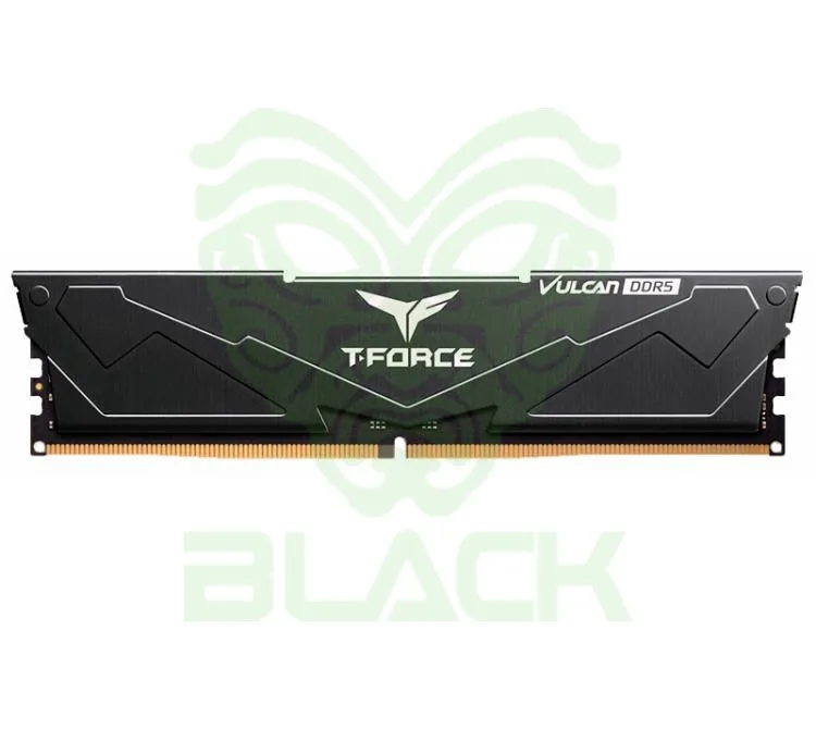 MEMORIA TEAM DDR5 16GB 6400MHZ T-FORCE VULCAN BLACK CL32
