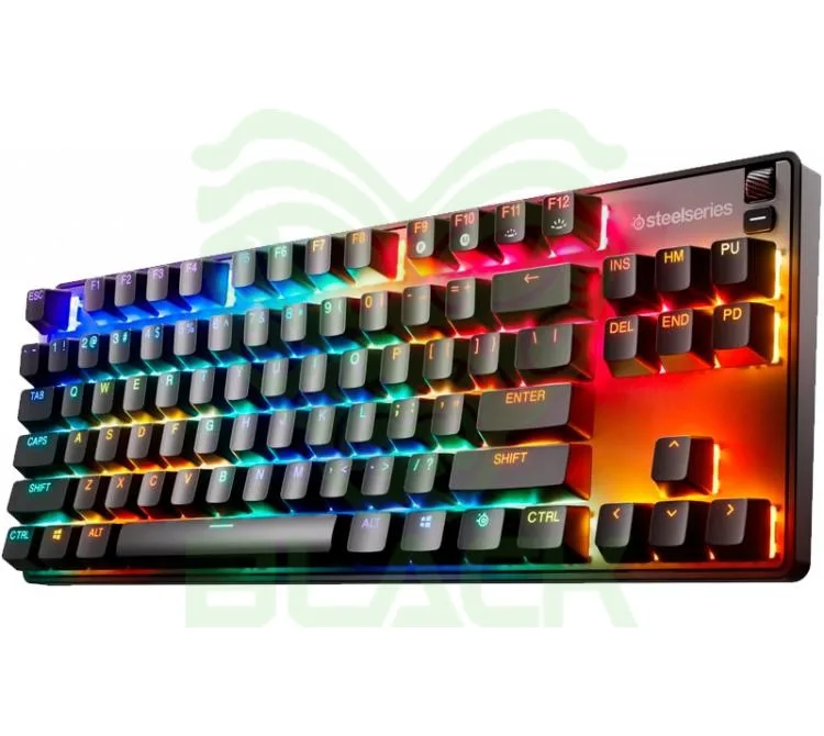 TECLADO OPTOMECANICO STEELSERIES APEX 9 TKL SWITCH LINEAR OPTIPOINT OPTICAL RGB
