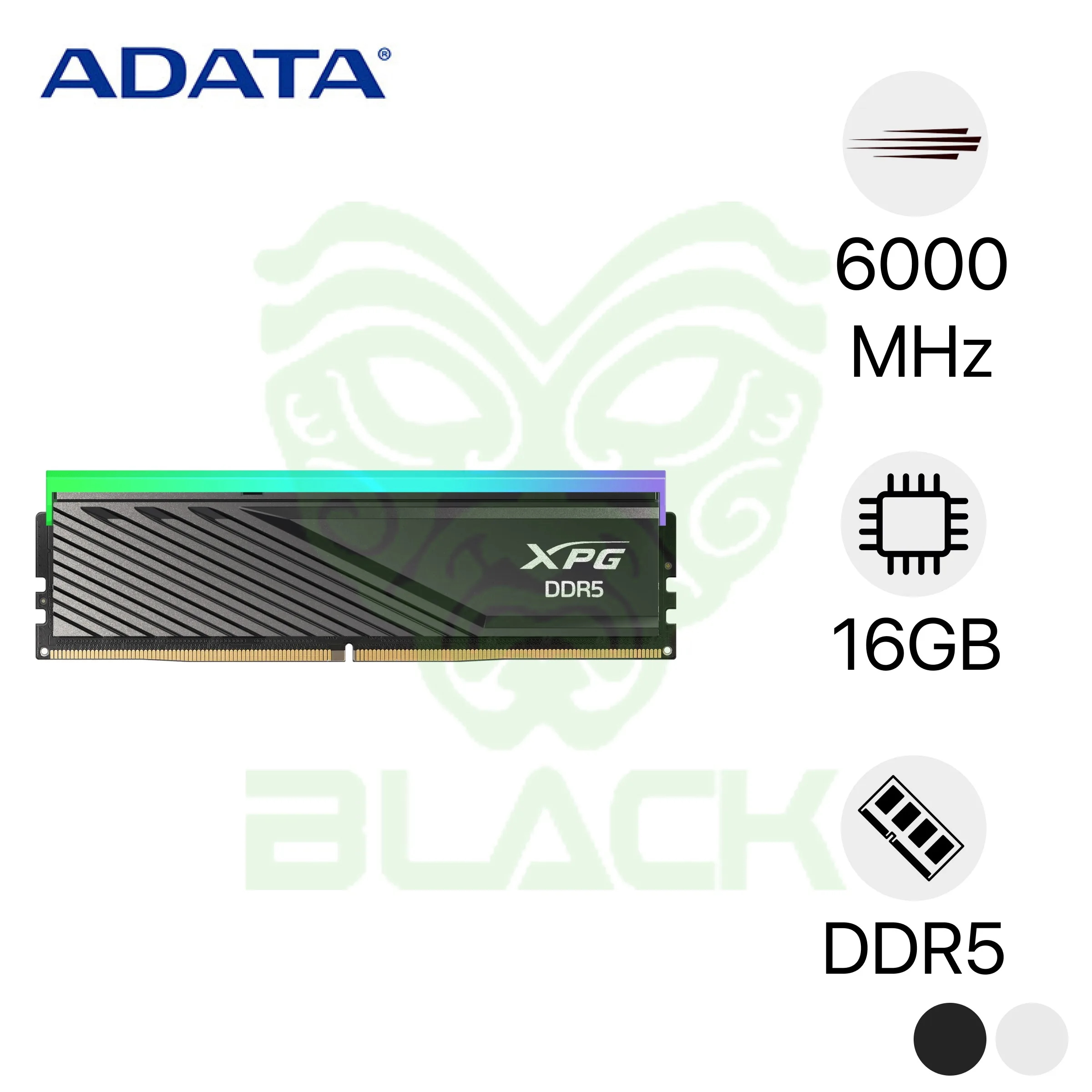 ADATA XPG UDIMM LANCER BLADE RGB WHITE 16GB DDR5 6000MHZ CL48