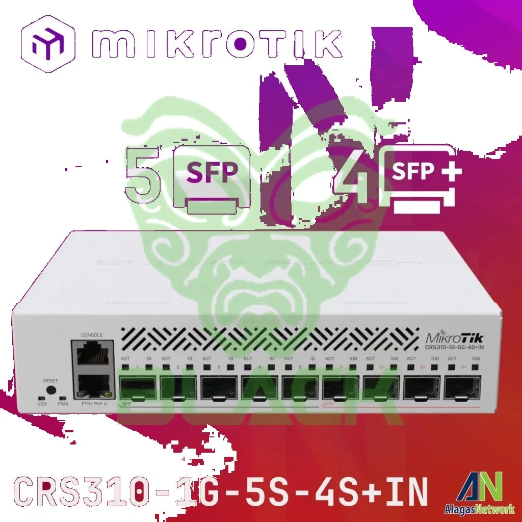 SWITCH MIKROTIK 310-1G-5S-4S+OUT 5SFP + 4SFP+ S/F