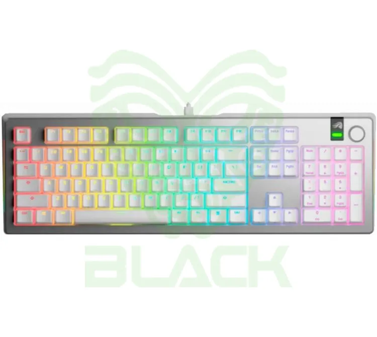 TECLADO MECANICO GLORIOUS GMMK3 PRO FULL SIZE RGB SWITCHES FOX WHITE US