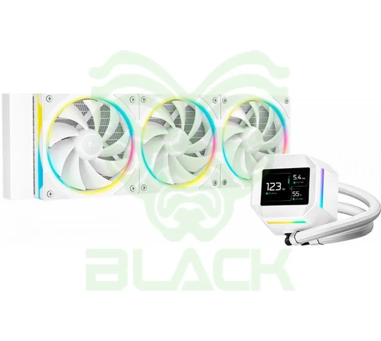 COOLER CPU DEEPCOOL LM360 WHITE ARGB LCD IPS 2,4" WATER COOLER