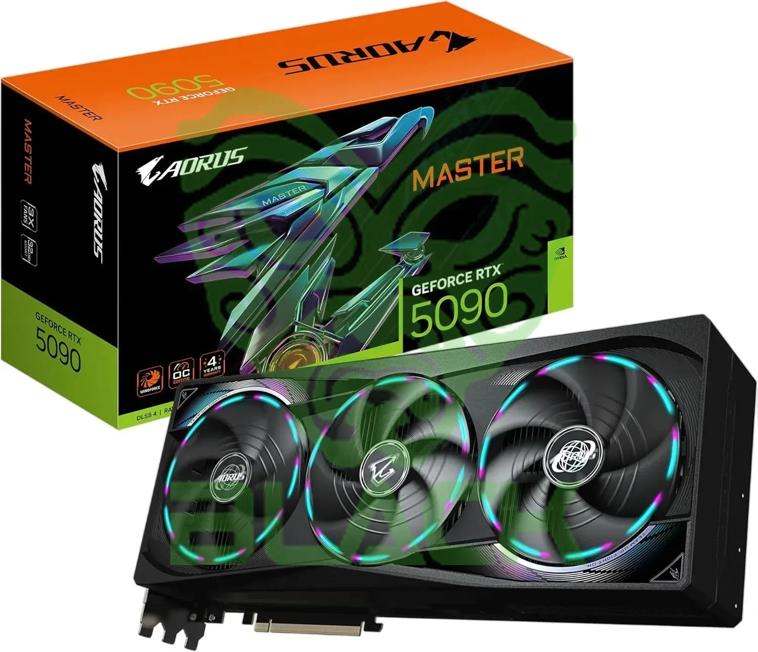PLACA DE VIDEO GIGABYTE AORUS GEFORCE RTX 5090 32GB GDDR7 MASTER