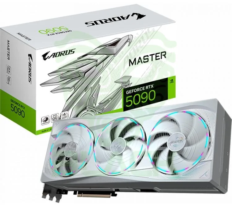 PLACA DE VIDEO GIGABYTE AORUS GEFORCE RTX 5090 32GB GDDR7 MASTER ICE