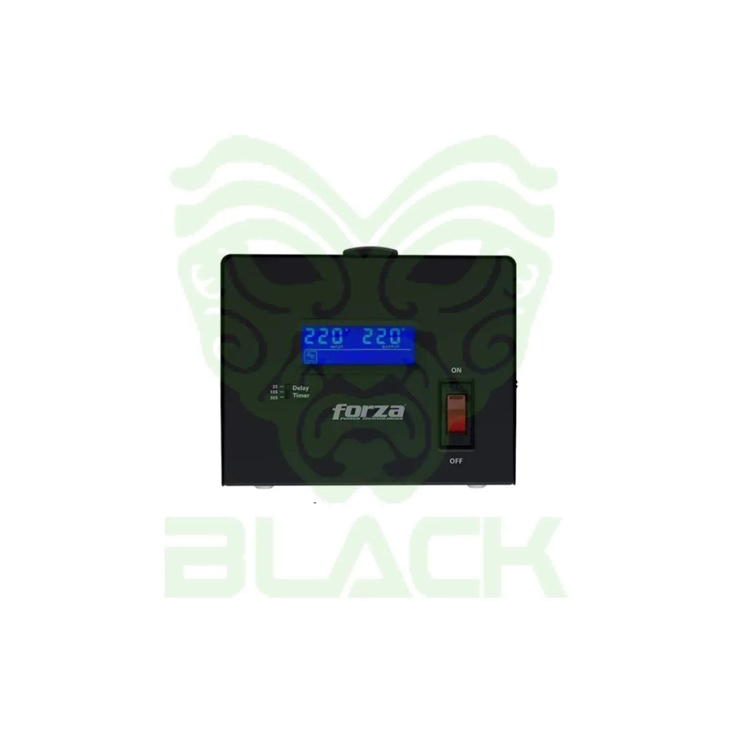 ESTABILIZADOR FORZA FVR-6002 6000VA/3000W (SIN ADAPTADOR) IN-NEMA OUT-NEMA (ENCHUFE USA)
