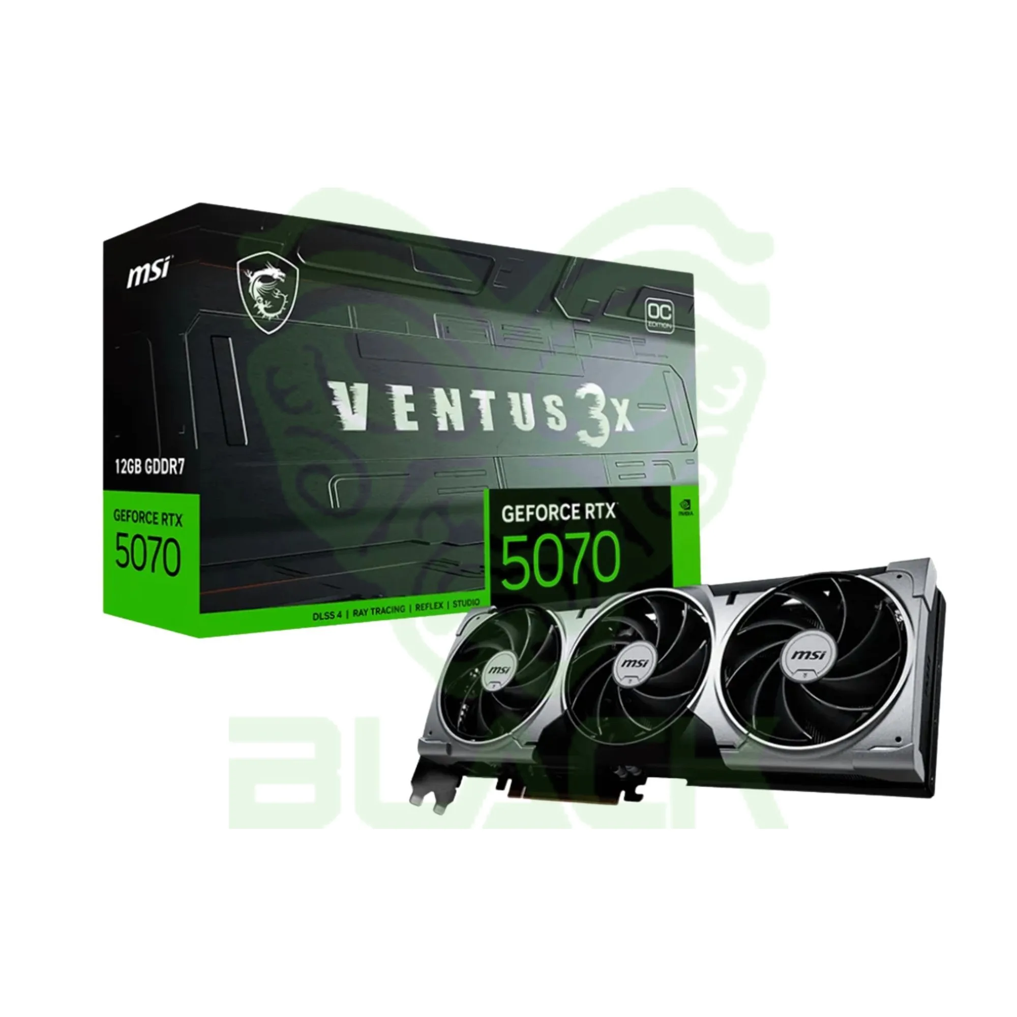 PLACA DE VIDEO MSI GEFORCE RTX 5070 12G VENTUS 3X OC GDDR7 192-BIT 912-V532-205