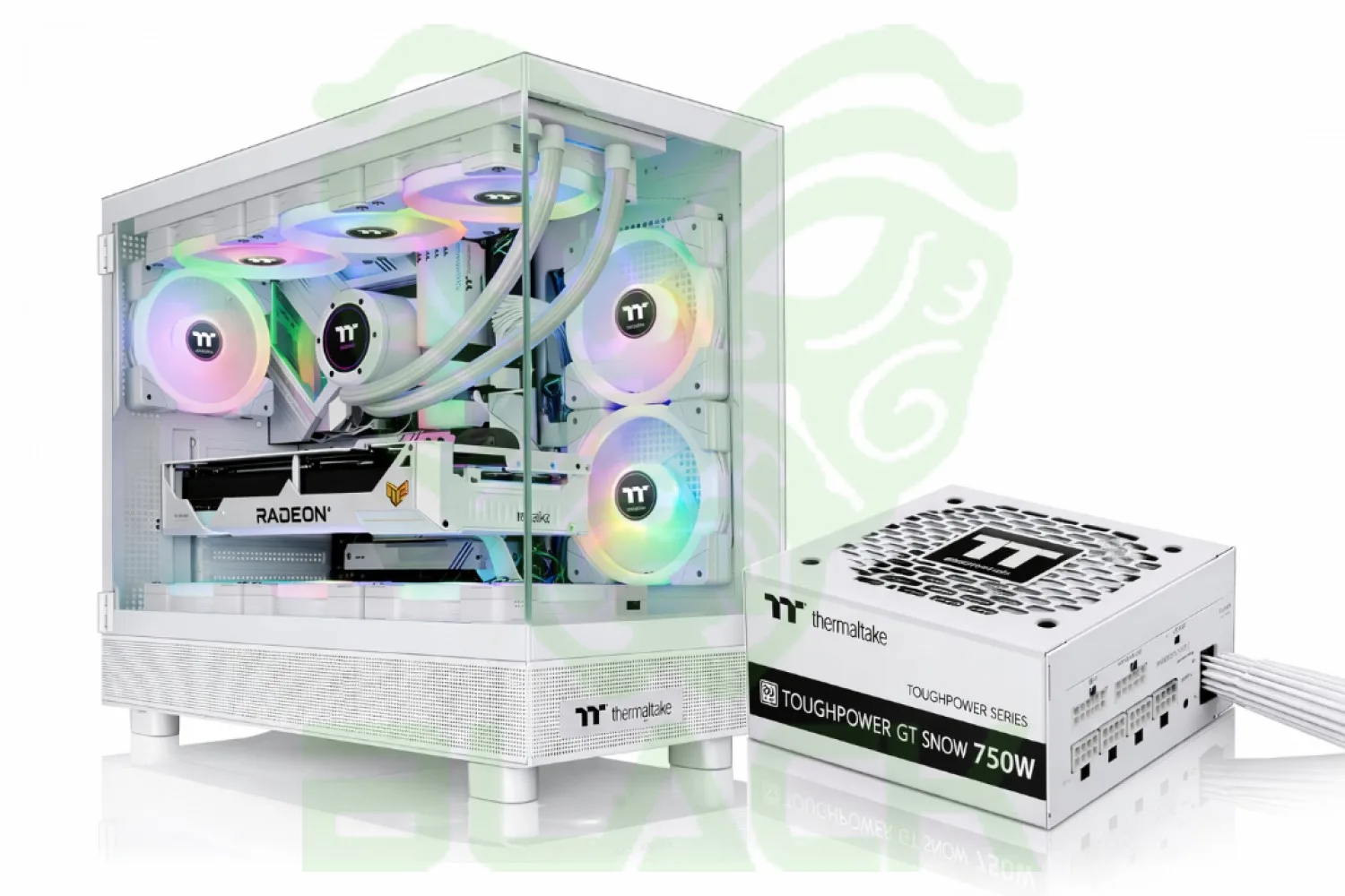 GABINETE C/FUENTE VIEW 270 + 750W 80 PLUS GOLD (WHITE EDITION)