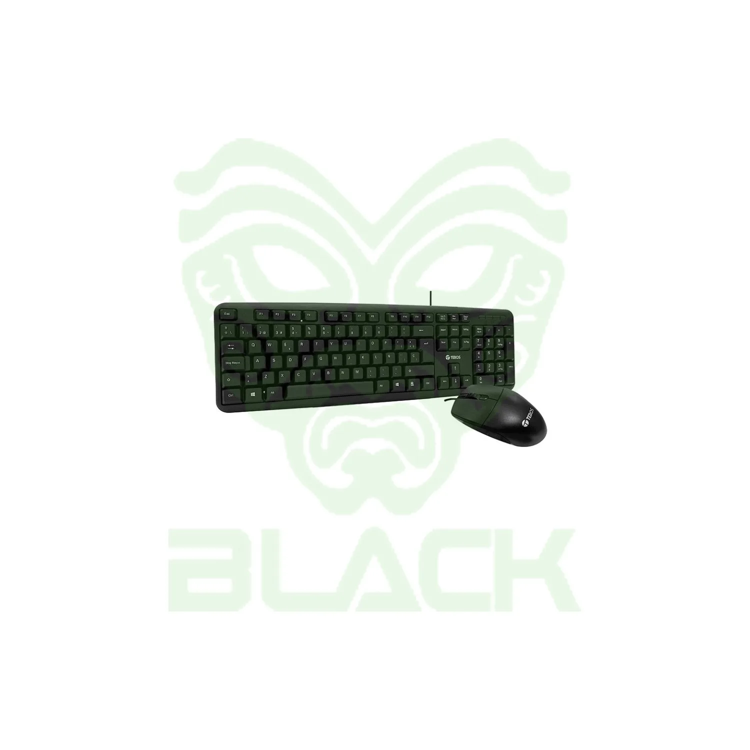 COMBO TECLADO Y MOUSE TEROS TE-4062N USB BLACK
