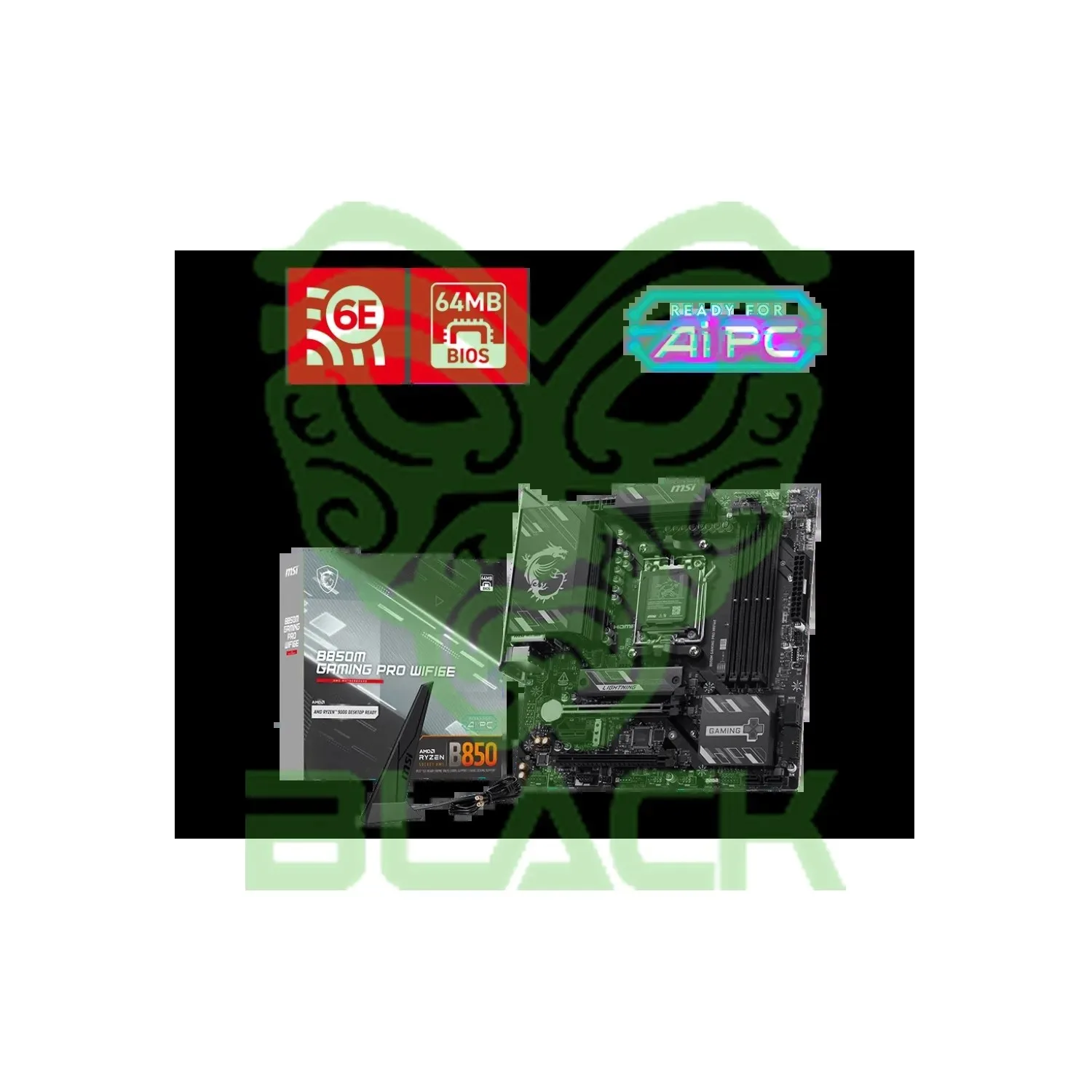 MOTHERBOARD MSI B850M GAMING PRO WIFI6E AM5 DDR5