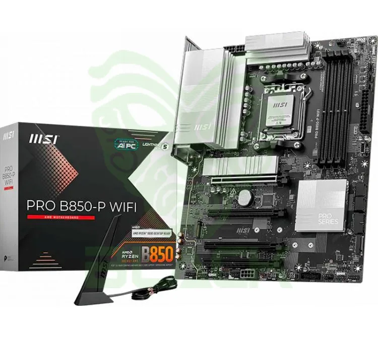 MOTHER MSI PRO B850-P WIFI DDR5 AM5 (SERIE 7000/8000/9000)