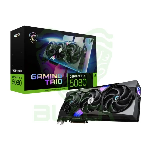 VGA MSI GEFORCE RTX 5080 GAMING TRIO OC 16G