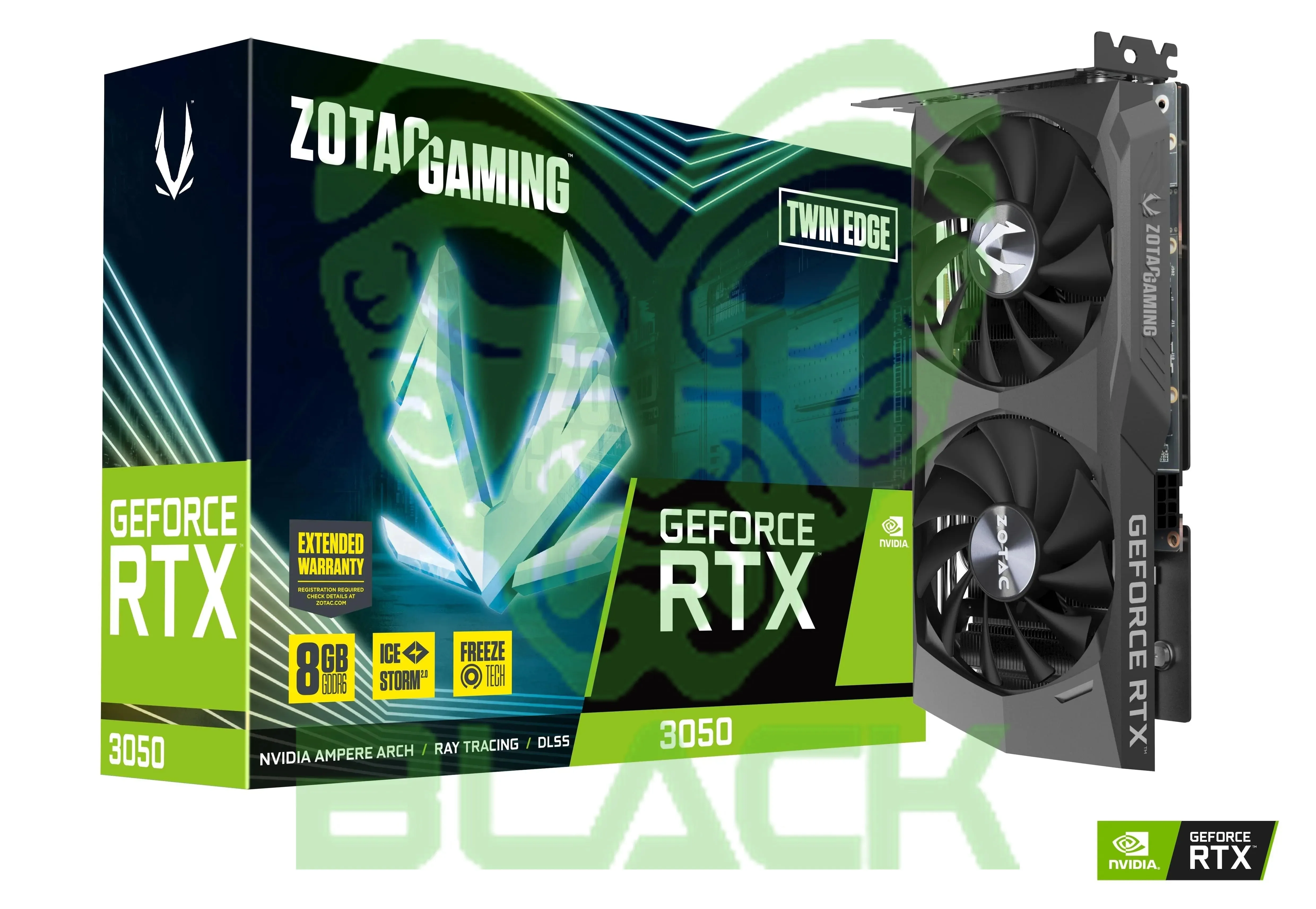 PLACA DE VIDEO ZOTAC GEFORCE RTX 3050 6GB GDDR6 TWIN EDGE OC