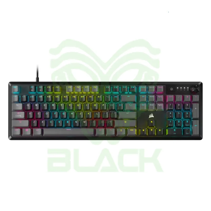 TECLADO CORSAIR K70 CORE RGB MECANICO MLX RED CARBON GRAY