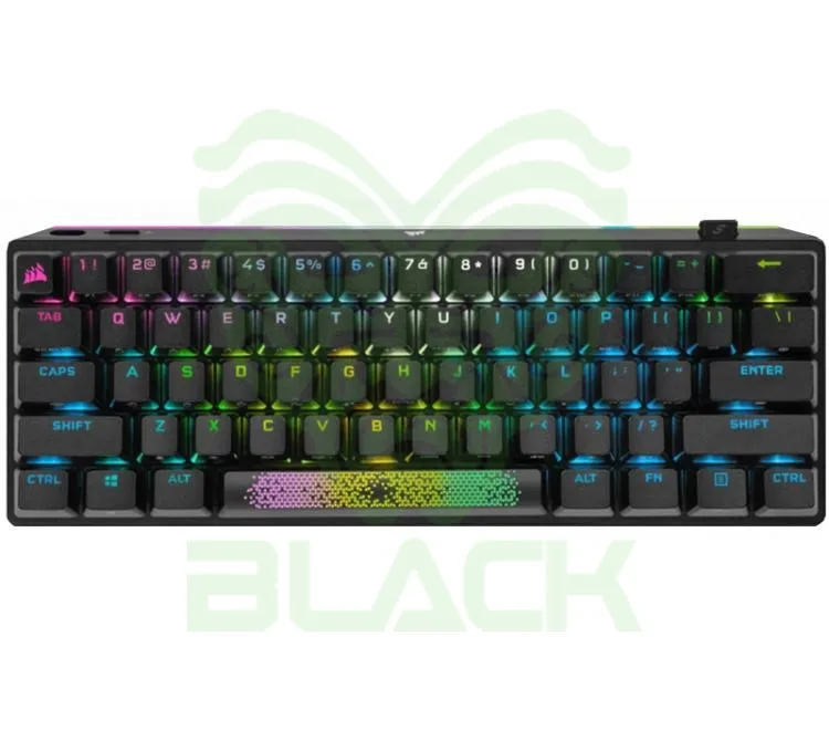 TECLADO MECANICO CORSAIR K70 PRO MINI SLIPSTREAM WIRELESS 2.4GHZ BLUETOOTH 1MS 8000HZ SWITCH CHERRY MX RGB 200HS PC/MAC
