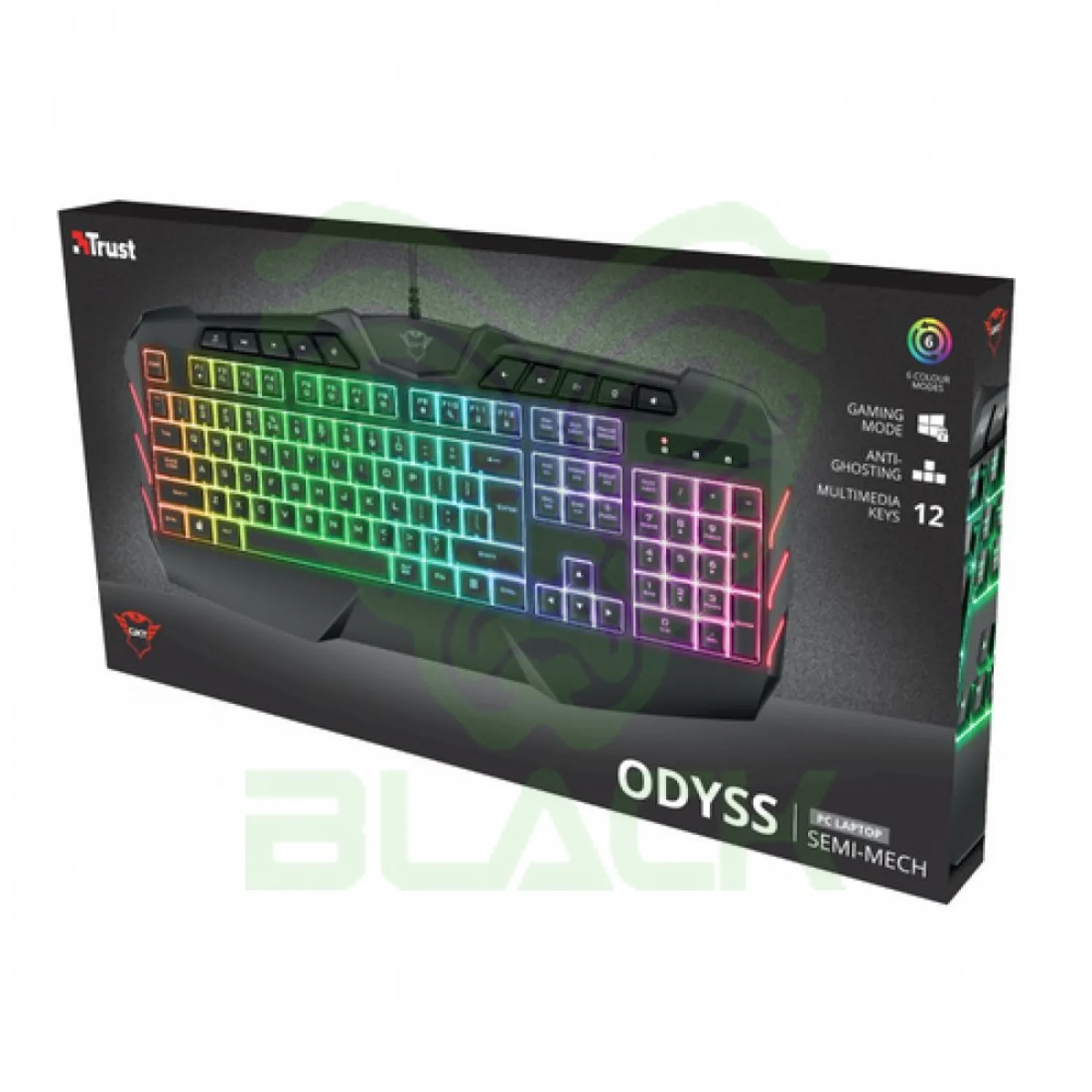 TECLADO TRUST ODYSS SEMI MECH ES GXT881