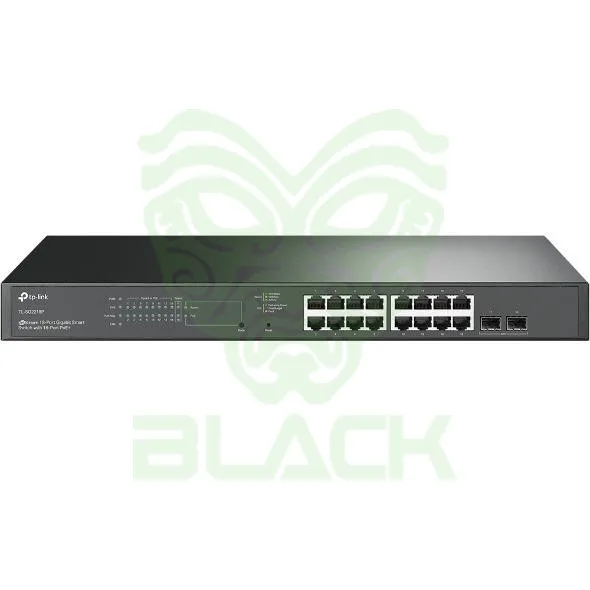 SWITCH TP LINK 16 PUERTOS GB SMART 2SFP POE+