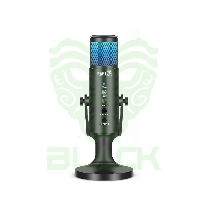 MICROFONO RAPTOR VOX PRO RGB USB P/STREAMING