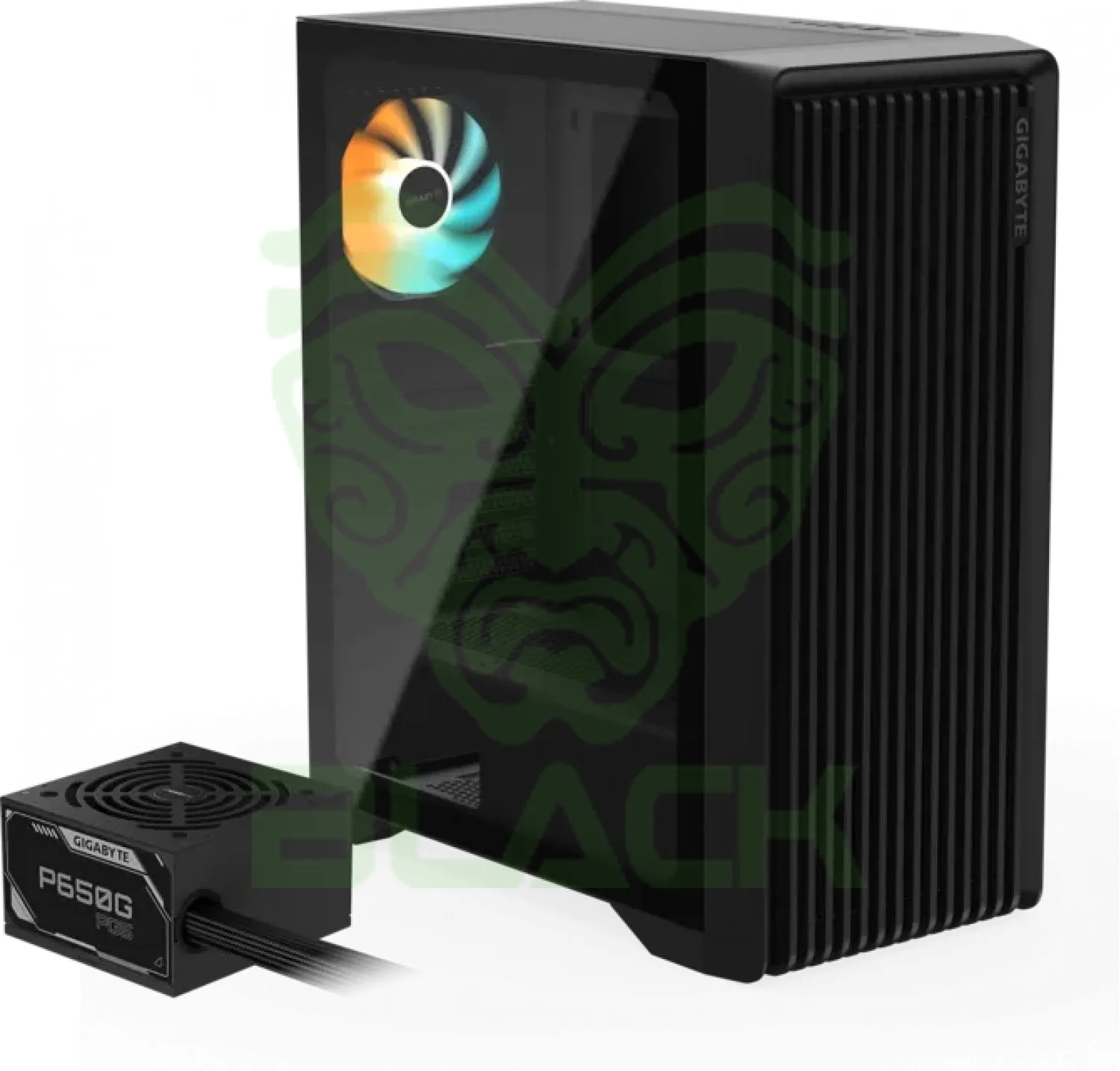 GABINETE GAMER GIGABYTE C103 GLASS PSU BUNDLE (650W 80 GOLD)