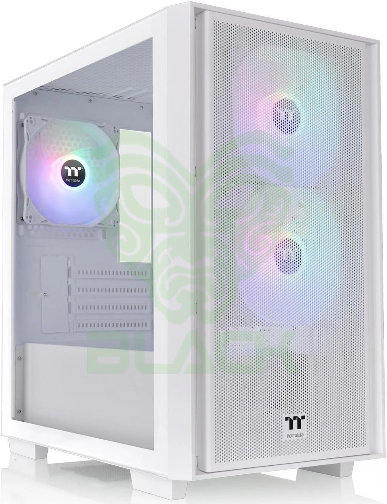 GABINETE GAMER THERMALTAKE VERSA H16 TG ARGB SNOW WHITE TEMP GLASS